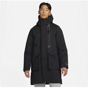 Nike Sportswear Storm-FIT ADV TechPack Parka Black Performance Hooded Jacket NWT